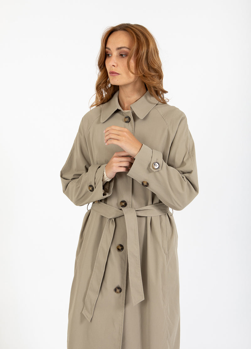 CC Heart CC HEART ALICIA LONG TRENCHCOAT Outerwear Sand olive - 406