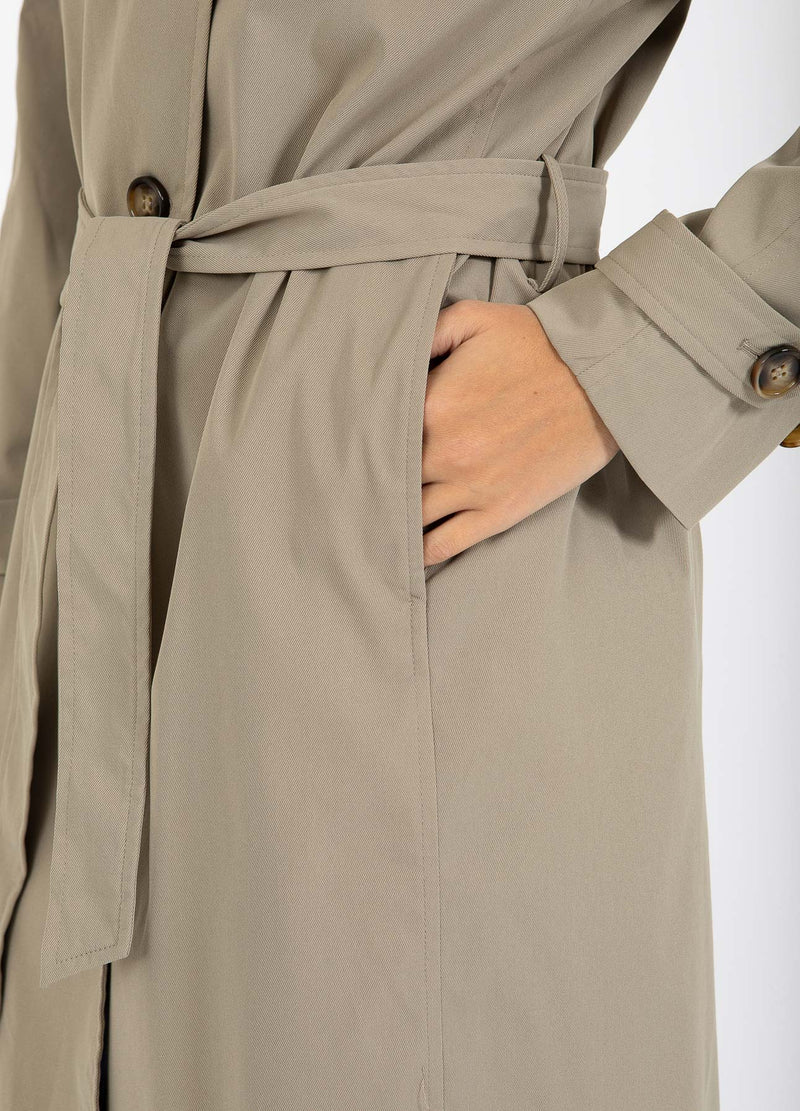 CC Heart CC HEART ALICIA LONG TRENCHCOAT Outerwear Sand olive - 406