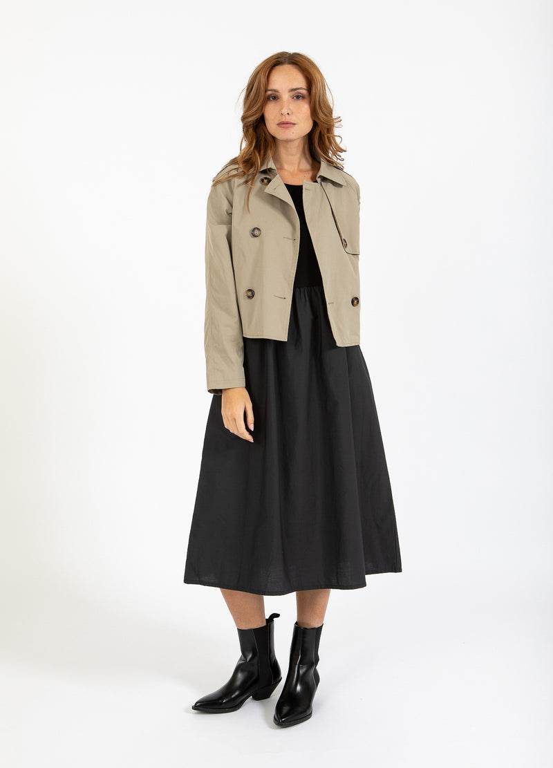 CC Heart CC HEART ALICIA SHORT TRENCHCOAT Outerwear Sand olive - 406