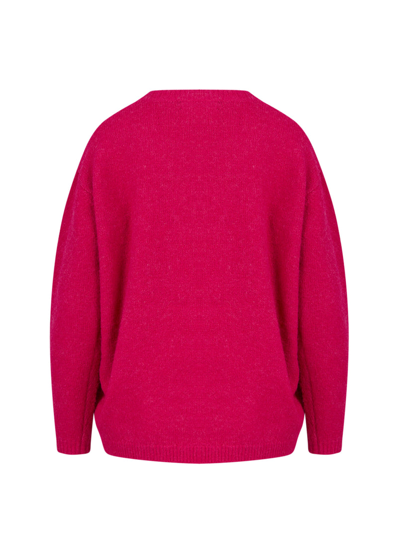 CC Heart CC HEART AMELIA ALPACA V-NECK Knitwear Bright pink - 663