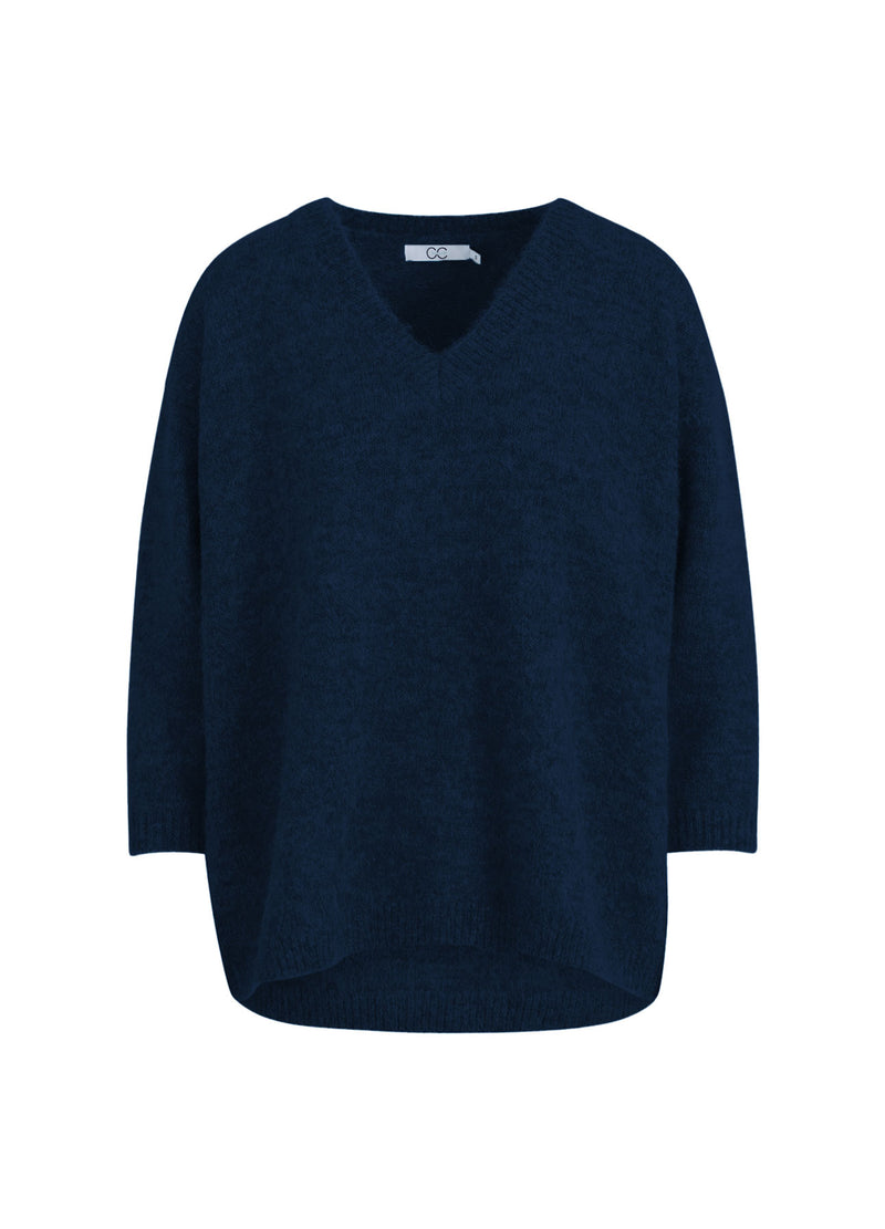 CC Heart CC HEART AMELIA ALPACA V-NECK Knitwear Navy - 563