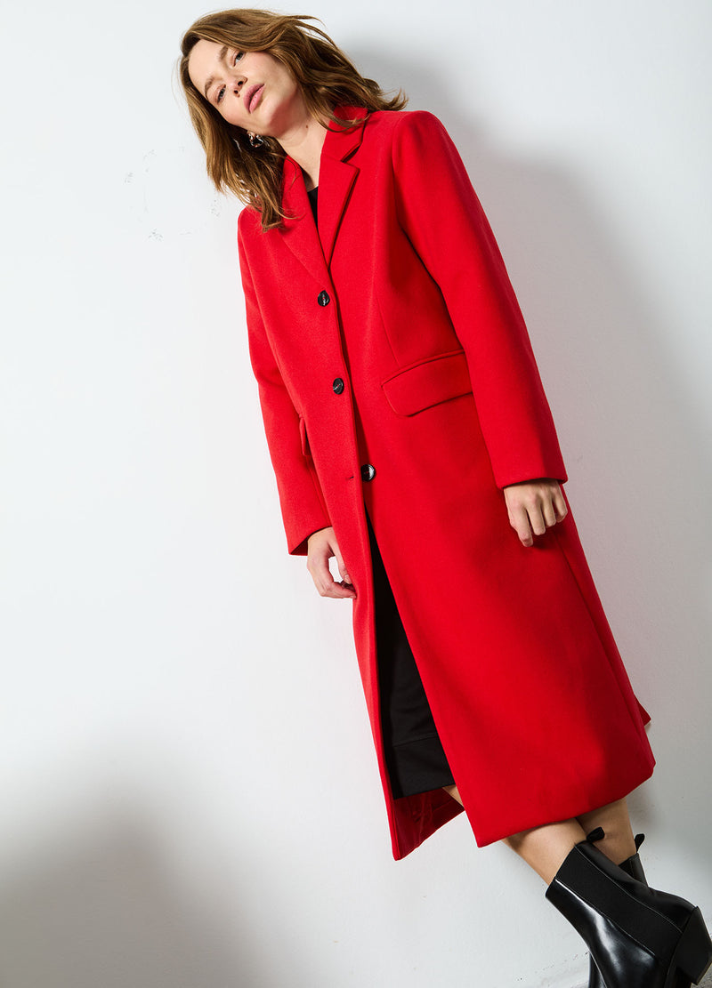 CC Heart CC HEART ARIANA CLASSIC LONG JACKET Outerwear Red - 613