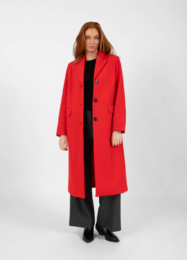 CC Heart CC HEART ARIANA CLASSIC LONG JACKET Outerwear Red - 613