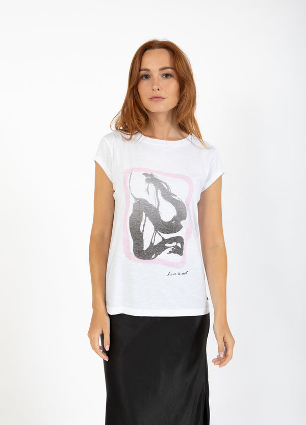 CC Heart CC HEART ART T-SHIRT - CAP SLEEVE T-Shirt White - 200