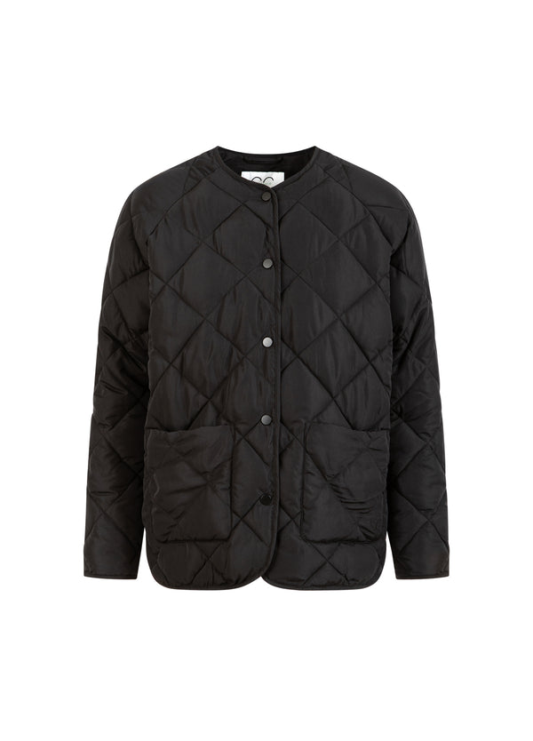 CC Heart CC HEART ASTA QUILTED LOOSE JACKET Outerwear Black - 100