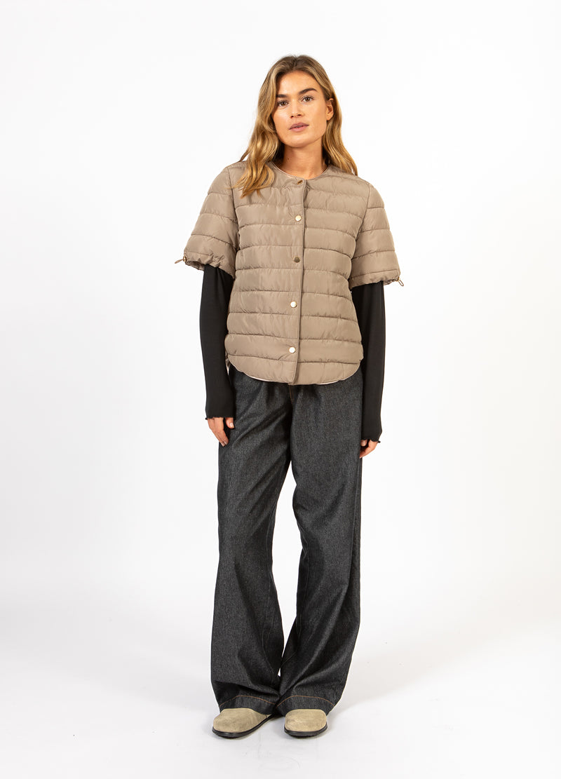 CC Heart CC HEART ASTA QUILTED SHORT SLEEVED JACKET Outerwear Sand - 251