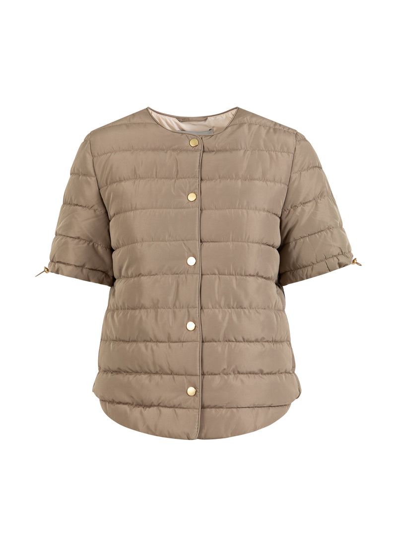 CC Heart CC HEART ASTA QUILTED SHORT SLEEVED JACKET Outerwear Sand - 251