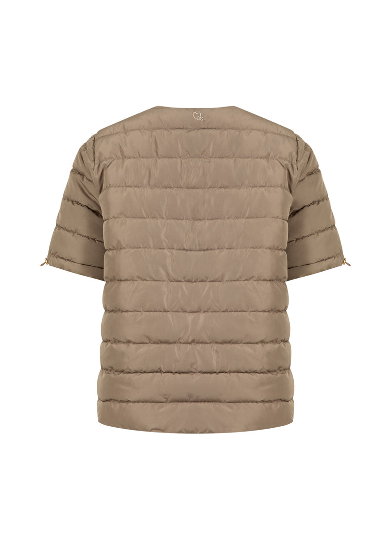 CC Heart CC HEART ASTA QUILTED SHORT SLEEVED JACKET Outerwear Sand - 251