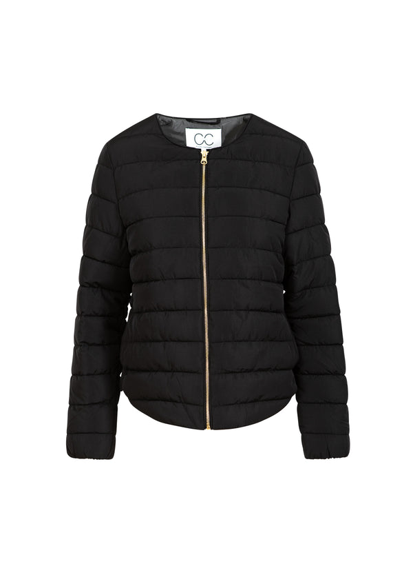 CC Heart CC HEART ASTA QUILTED SLIM JACKET Outerwear Black - 100
