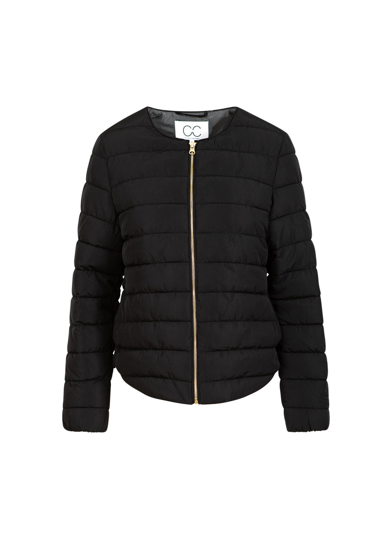 CC Heart CC HEART ASTA QUILTED SLIM JACKET Outerwear Black - 100