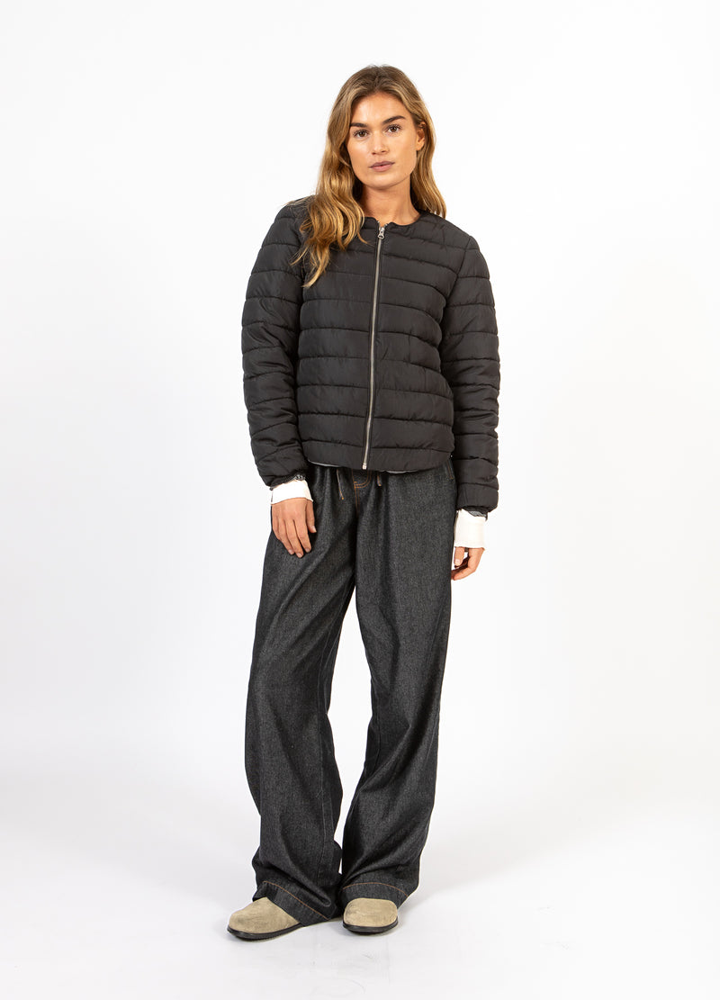 CC Heart CC HEART ASTA QUILTED SLIM JACKET Outerwear Black - 100