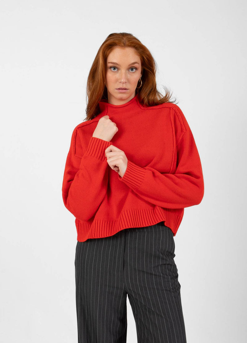 CC Heart CC HEART AVERY TURTLENECK Knitwear Red - 613