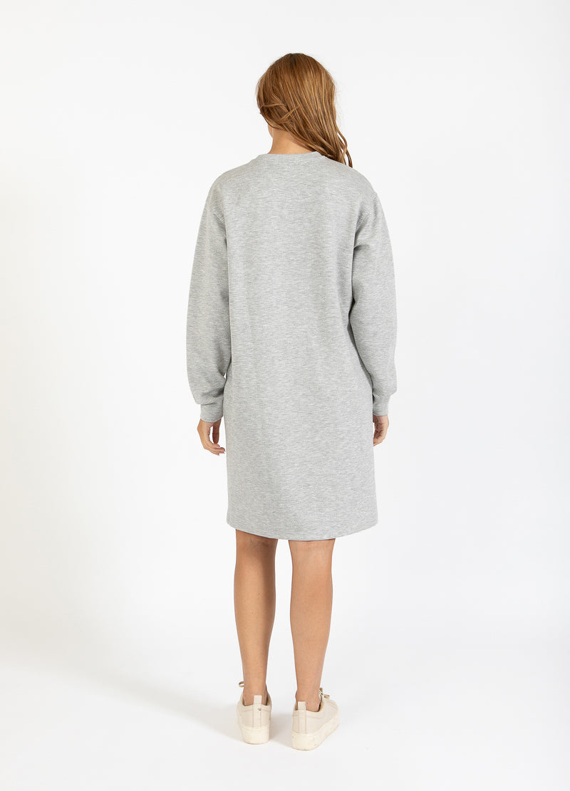 CC Heart CC HEART BILLIE SWEAT DRESS Dress Light grey melange - 129