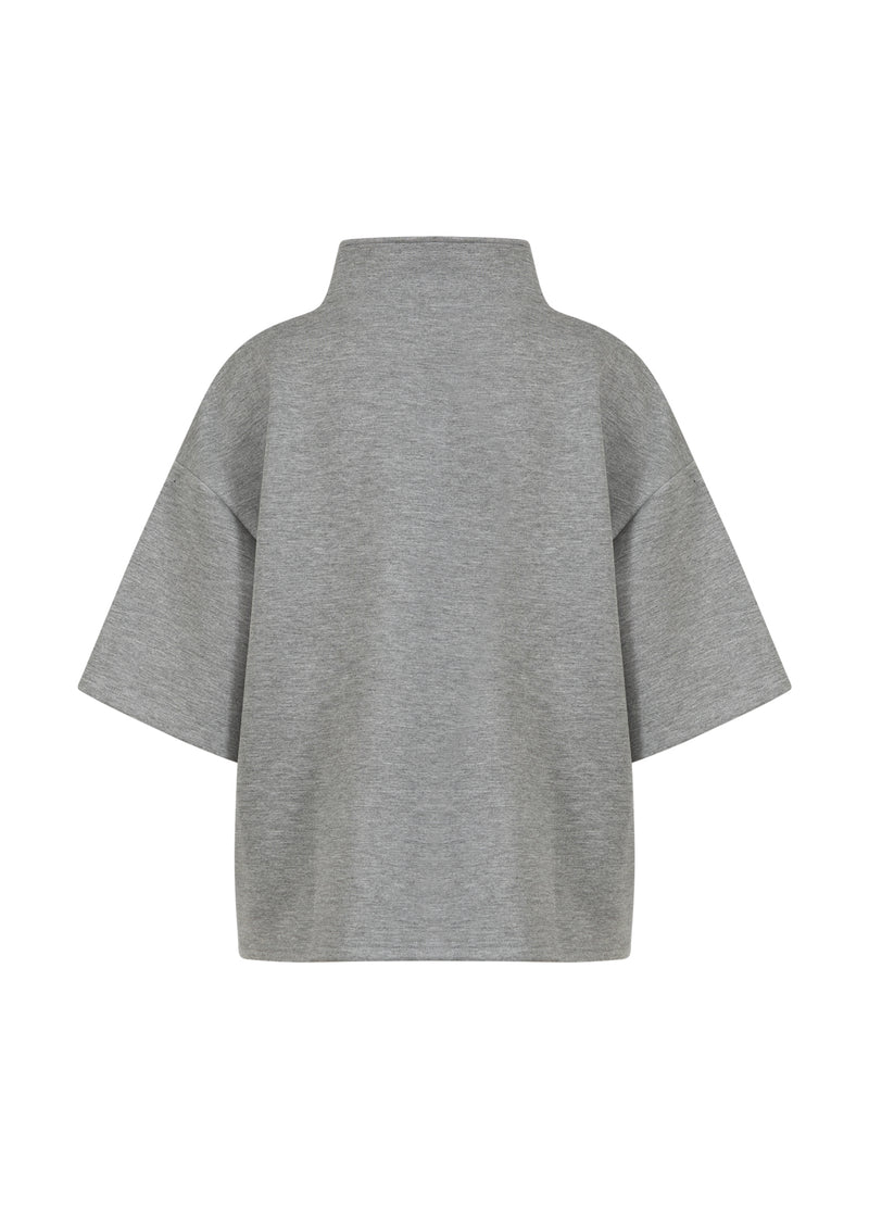 CC Heart CC HEART BILLIE ZIP TEE Shirt/Blouse Grey Melange - 182