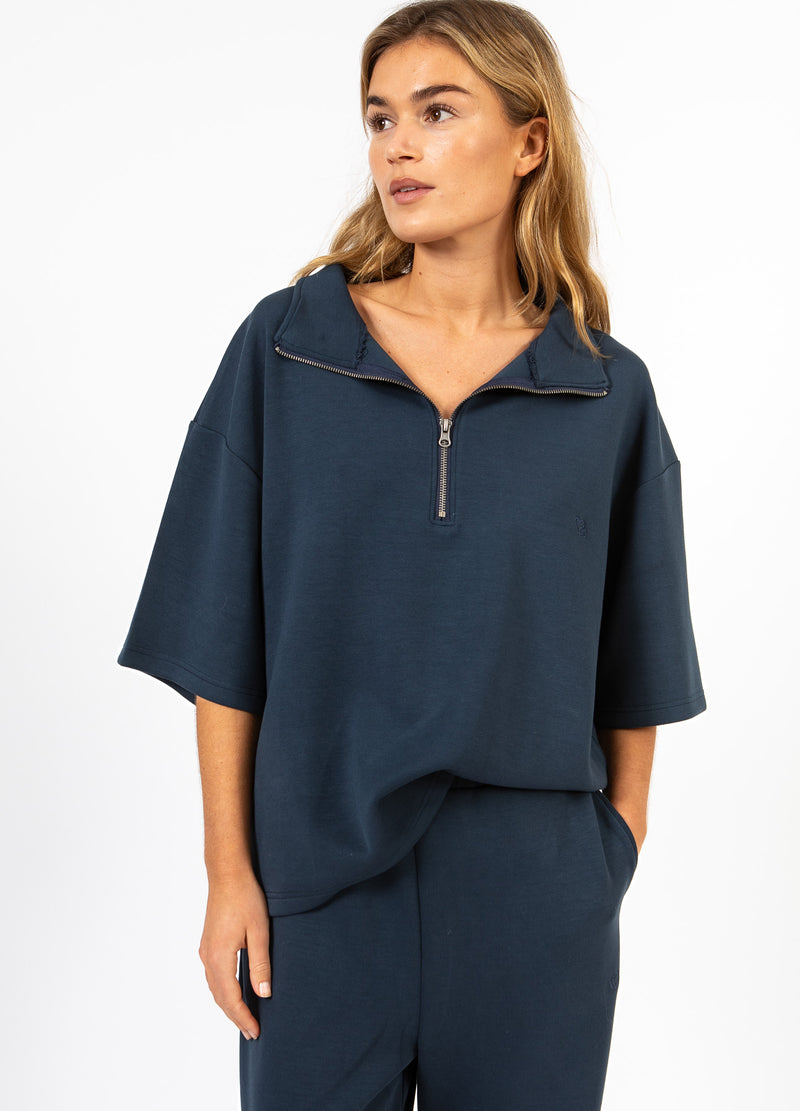 CC Heart CC HEART BILLIE ZIP TEE Shirt/Blouse Navy - 563