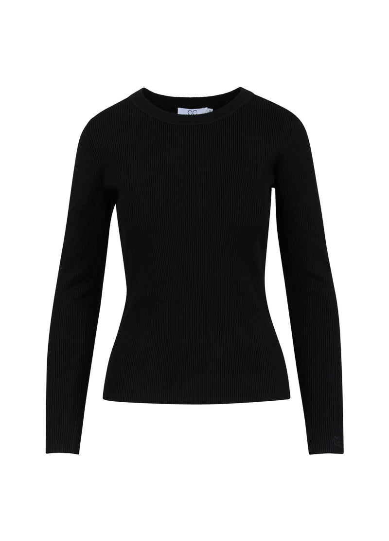 CC Heart CC HEART ELENA KNIT BLOUSE Knitwear Black - 100