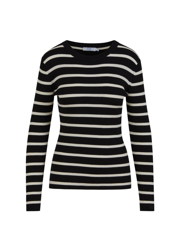 CC Heart CC HEART ELENA KNIT BLOUSE Knitwear Off white/navy stipes - 258