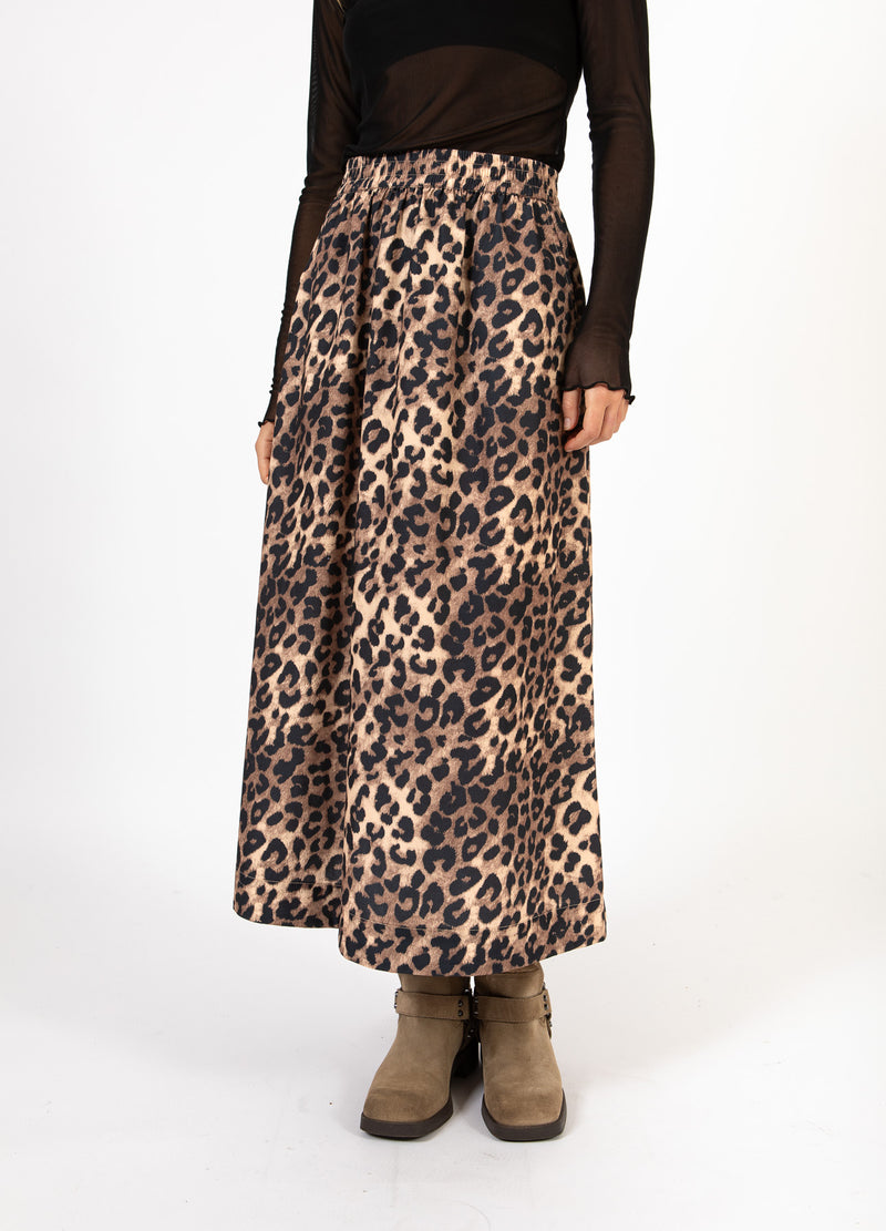 CC Heart CC HEART ELISE LONG SKIRT IN LEO PRINT Skirt Leo print - 900