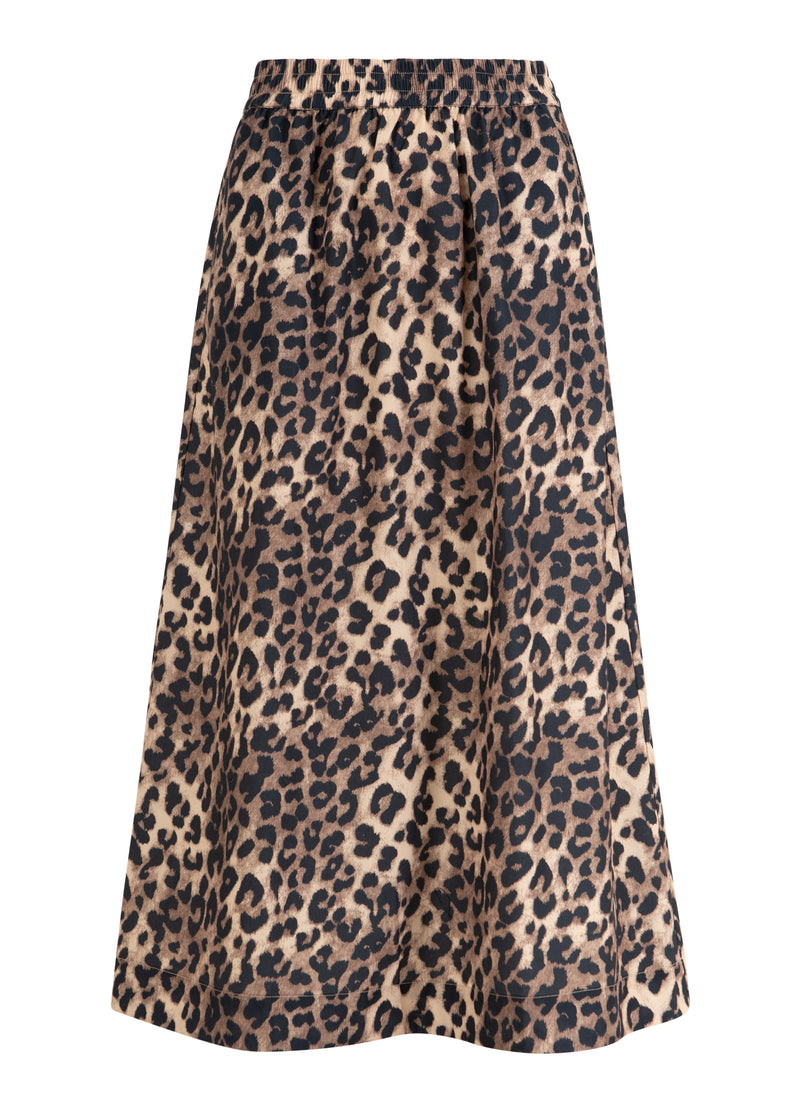 CC Heart CC HEART ELISE LONG SKIRT IN LEO PRINT Skirt Leo print - 900