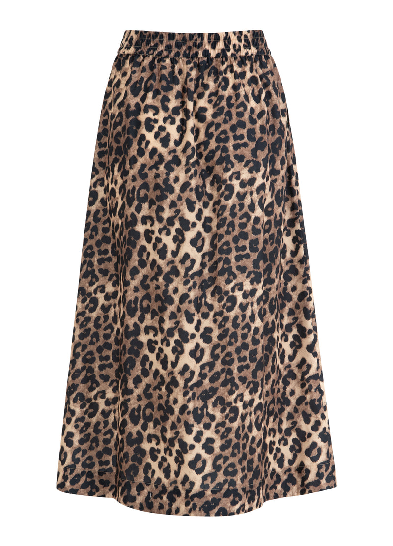 CC Heart CC HEART ELISE LONG SKIRT IN LEO PRINT Skirt Leo print - 900