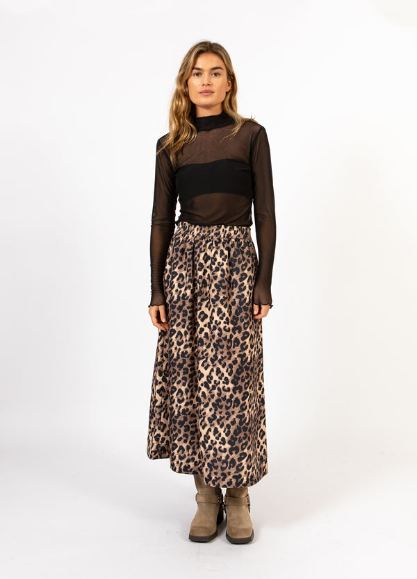 CC Heart CC HEART ELISE LONG SKIRT IN LEO PRINT Skirt Leo print - 900