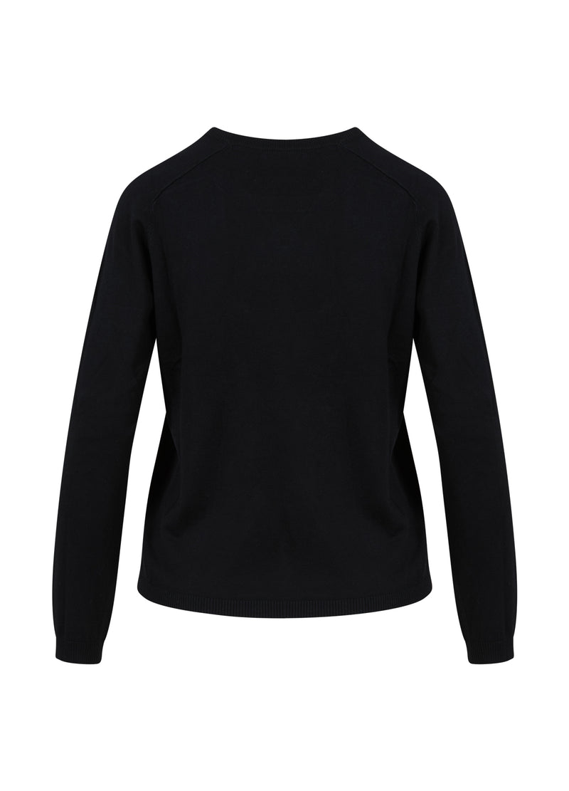 CC Heart CC HEART ELLA BLOUSE WITH LONG SLEEVES Knitwear Black - 100