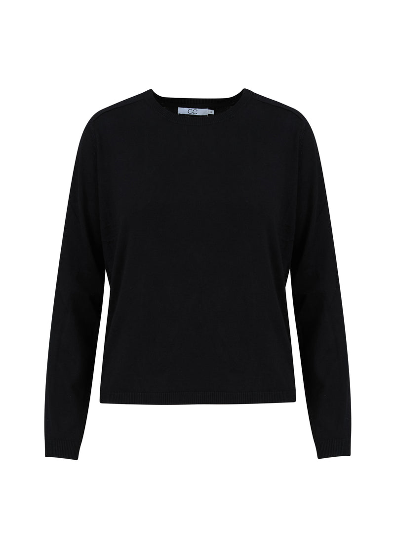 CC Heart CC HEART ELLA BLOUSE WITH LONG SLEEVES Knitwear Black - 100