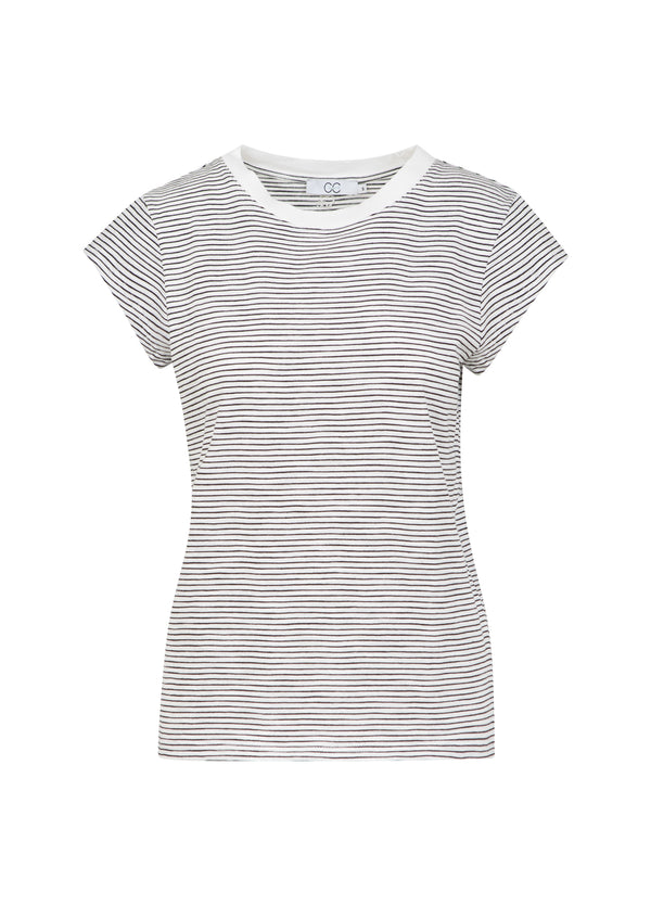 CC Heart CC HEART ELLEN STRIPE SHORT SLEEVED TEE T-Shirt Black stripe - 107