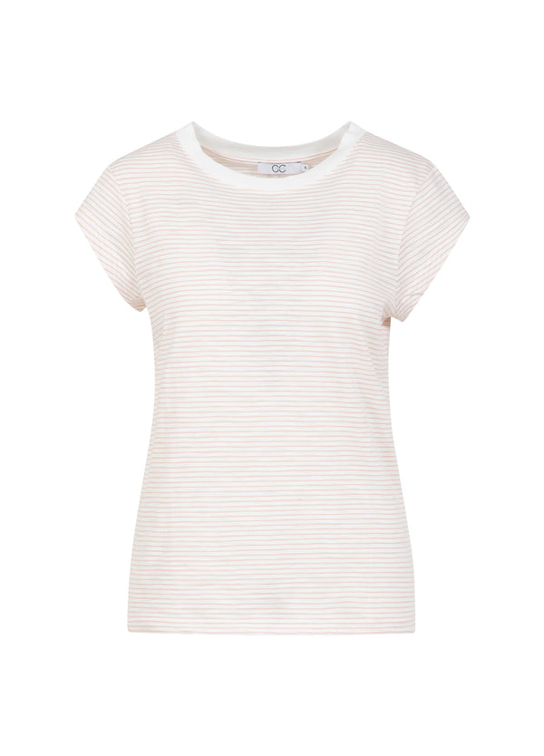 CC Heart CC HEART ELLEN STRIPE SHORT SLEEVED TEE T-Shirt Rose stripe - 646