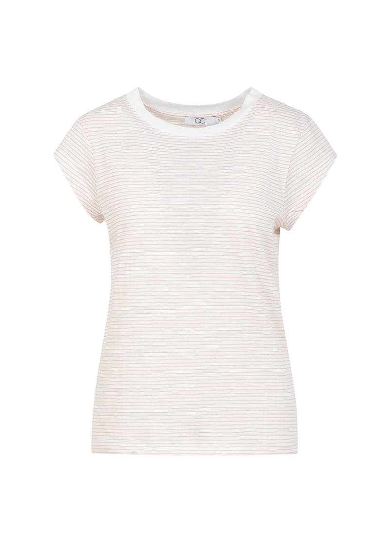 CC Heart CC HEART ELLEN STRIPE SHORT SLEEVED TEE T-Shirt Rose stripe - 646