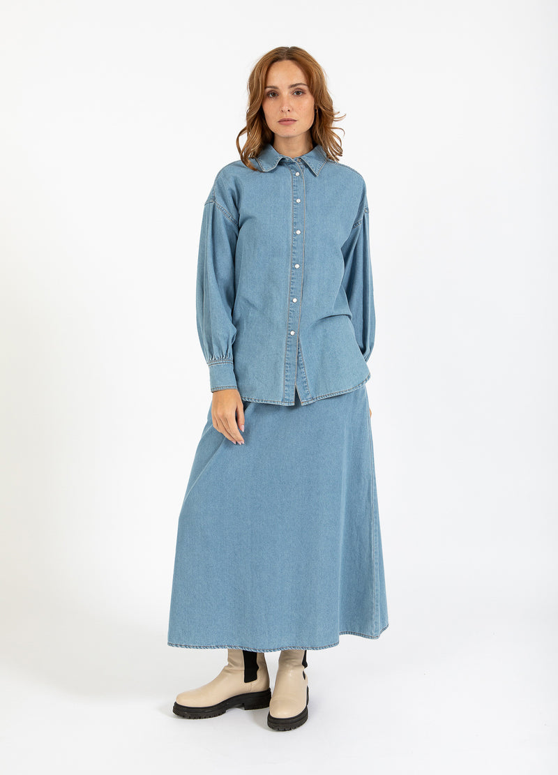 CC Heart CC HEART ELLIS DENIM SHIRT Shirt/Blouse Blue denim - 510
