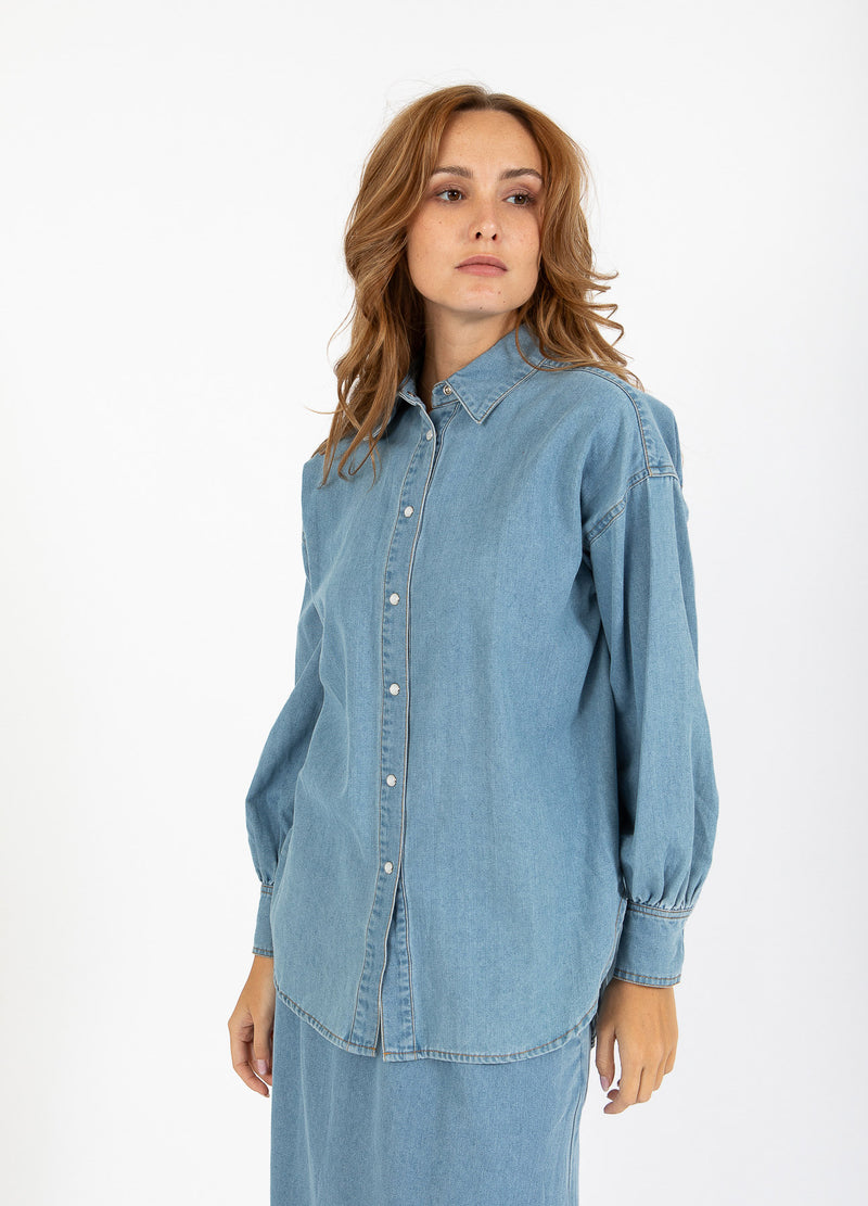 CC Heart CC HEART ELLIS DENIM SHIRT Shirt/Blouse Blue denim - 510