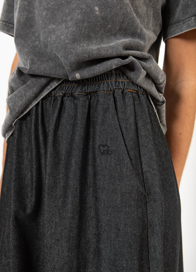 CC Heart CC HEART ELLIS DENIM SKIRT Skirt Black blue denim - 150