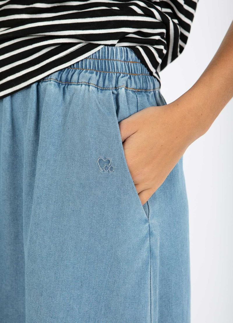 CC Heart CC HEART ELLIS DENIM SKIRT Skirt Blue denim - 510