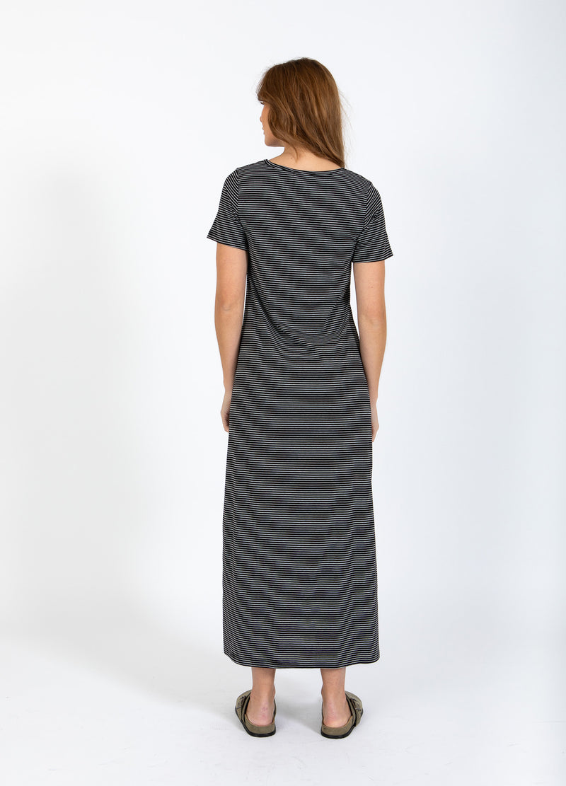 CC Heart CC HEART ELYSE LOOSE DRESS Dress Black/white stripe - 102