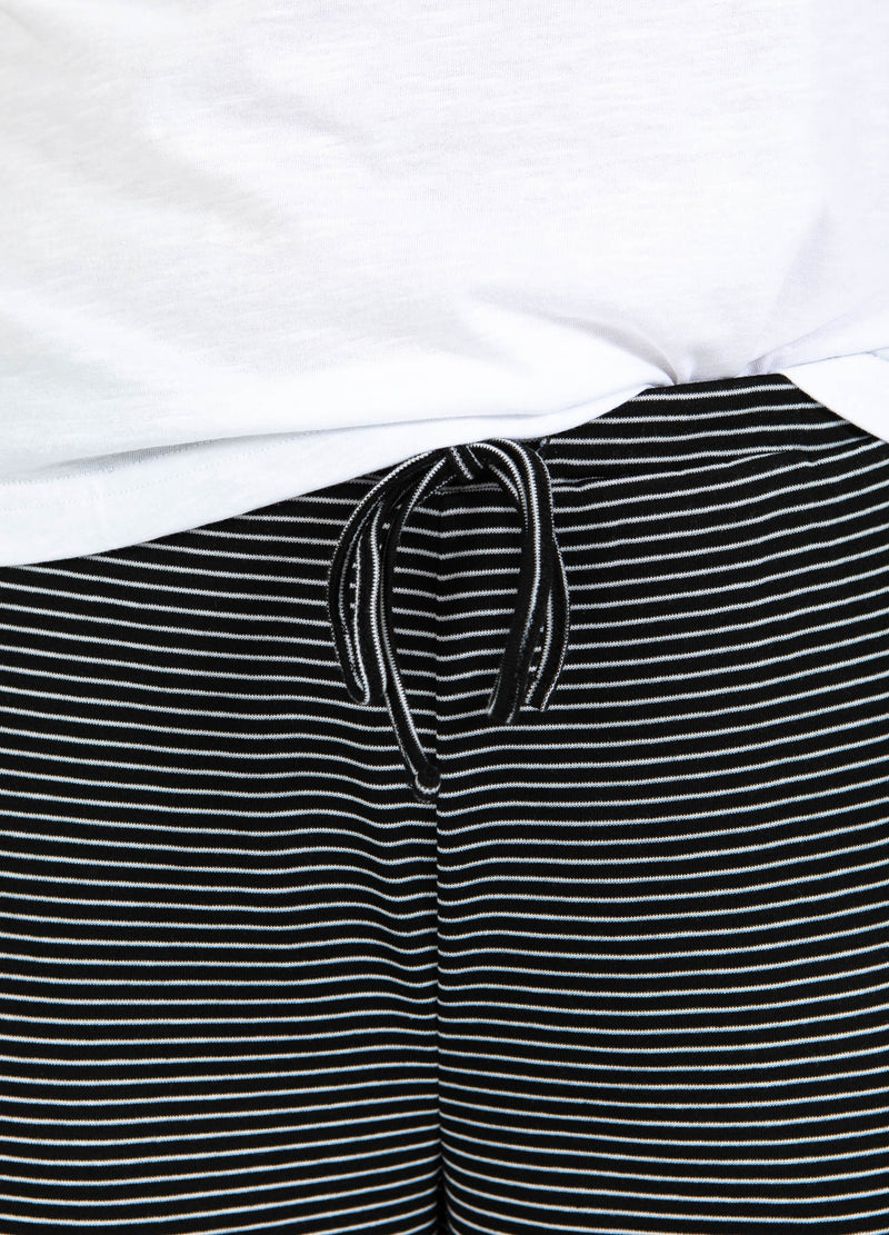 CC Heart CC HEART ELYSE LOOSE JERSEY PANTS Pants Black/white stripe - 102