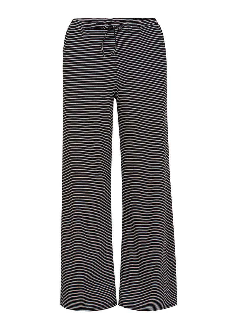 CC Heart CC HEART ELYSE LOOSE JERSEY PANTS Pants Black/white stripe - 102