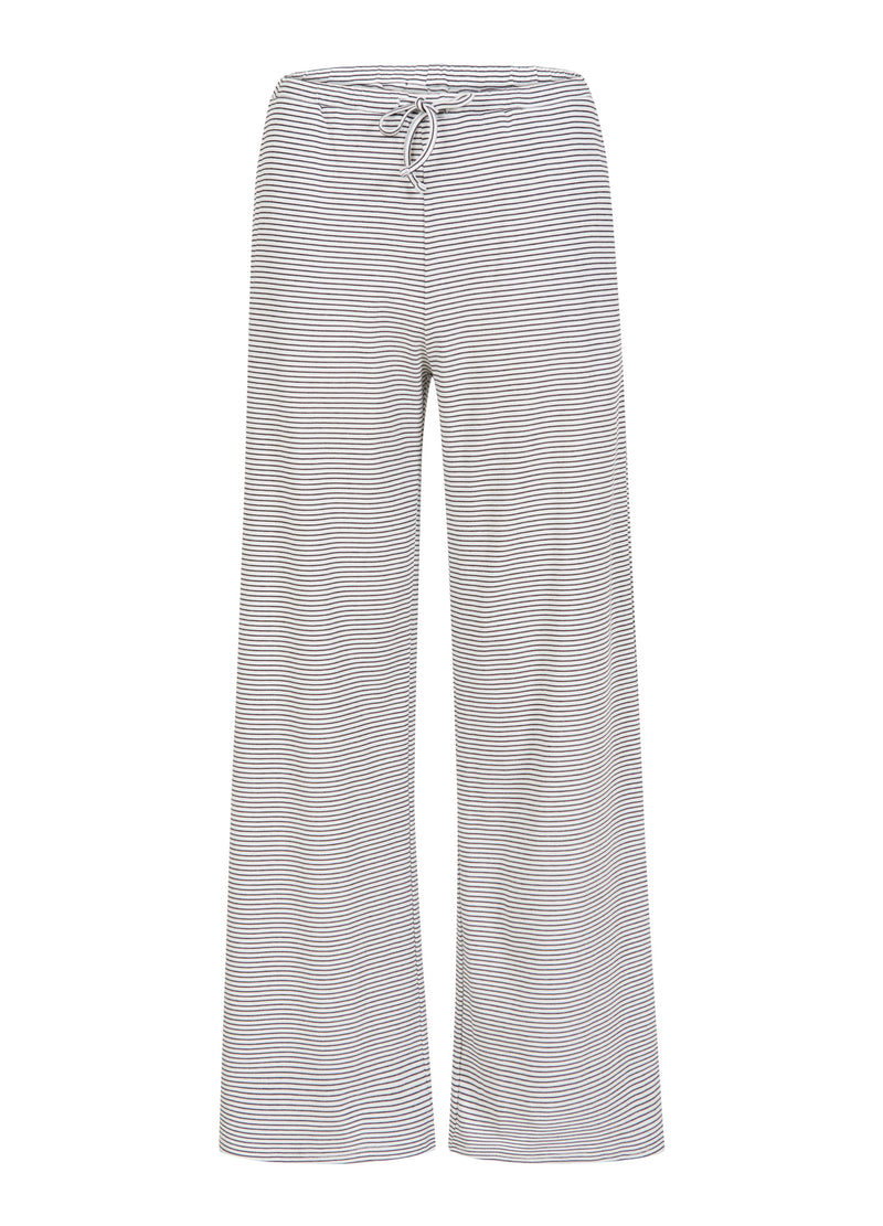 CC Heart CC HEART ELYSE LOOSE JERSEY PANTS Pants White/black stripe - 269