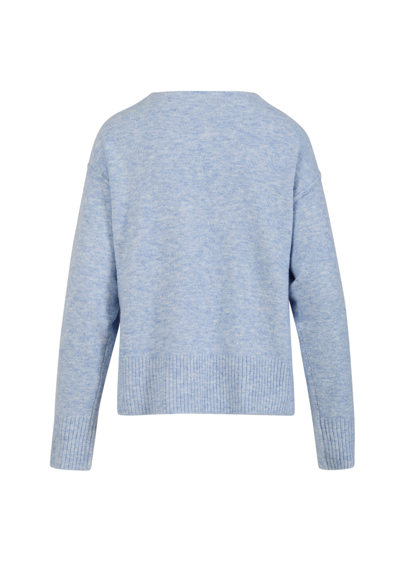 CC Heart CC HEART EMERIE V-NECK SWEATER Knitwear Dream blue - 529