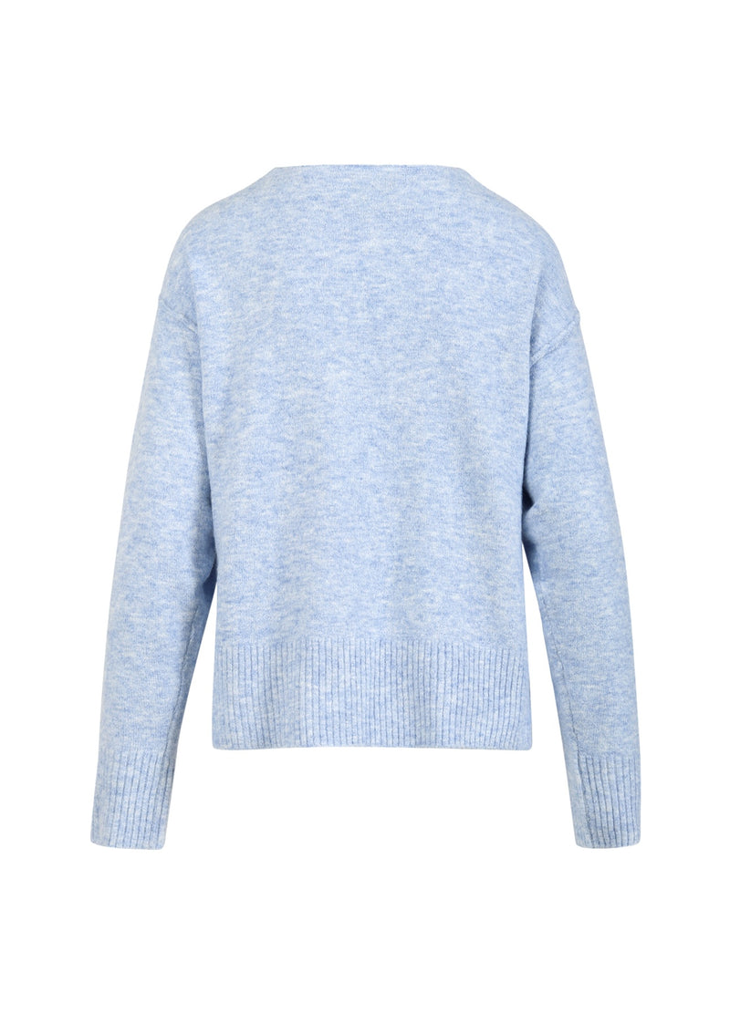 CC Heart CC HEART EMERIE V-NECK SWEATER Knitwear Dream blue - 529