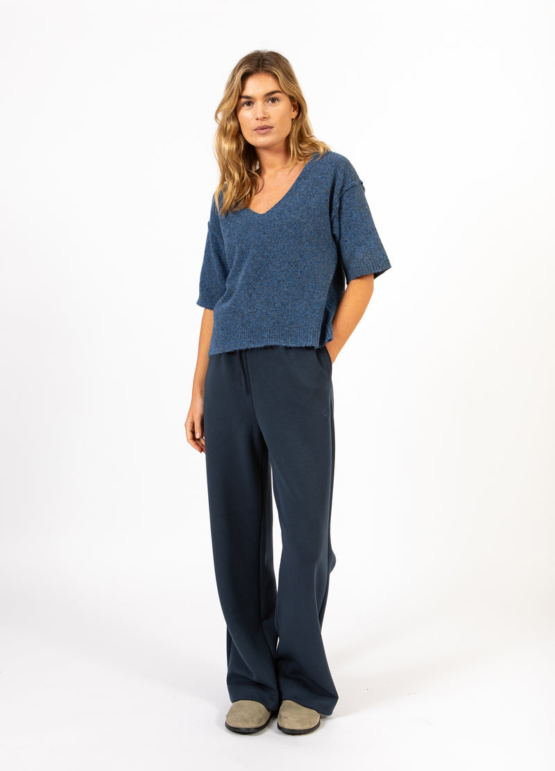 CC Heart CC HEART EMERIE V-NECK SWEATER Knitwear Navy melange - 541