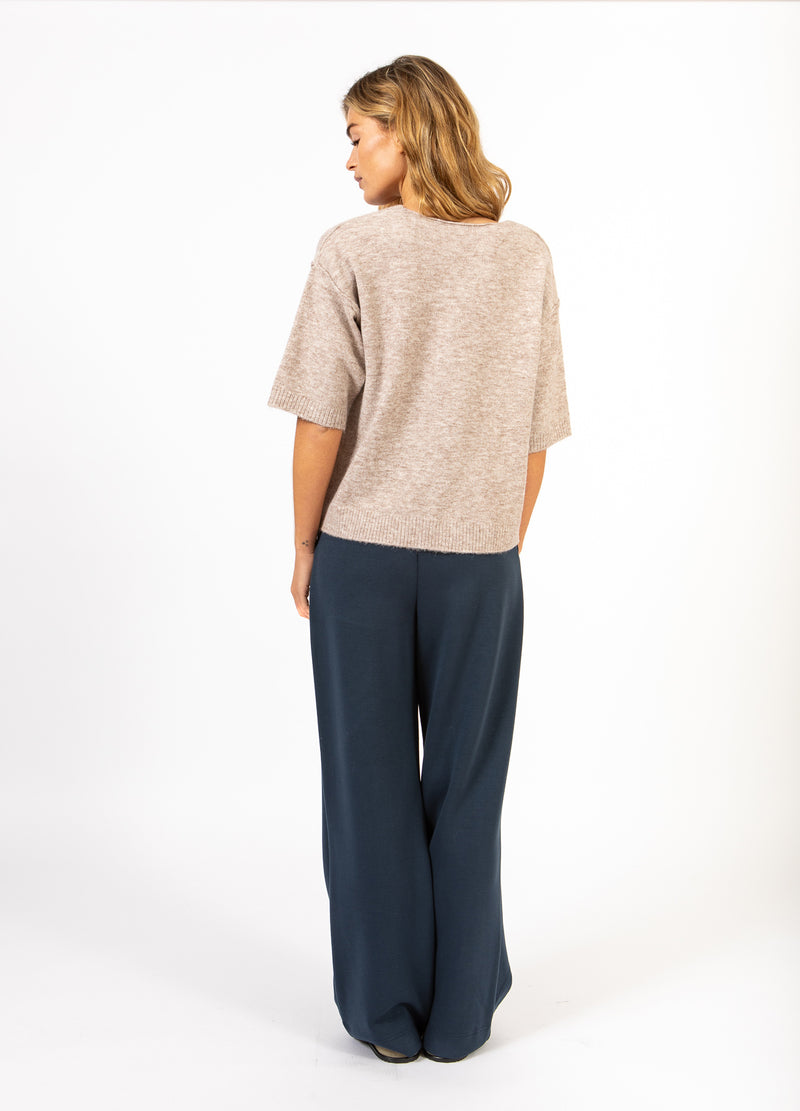 CC Heart CC HEART EMERIE V-NECK SWEATER Knitwear Sand melange - 261