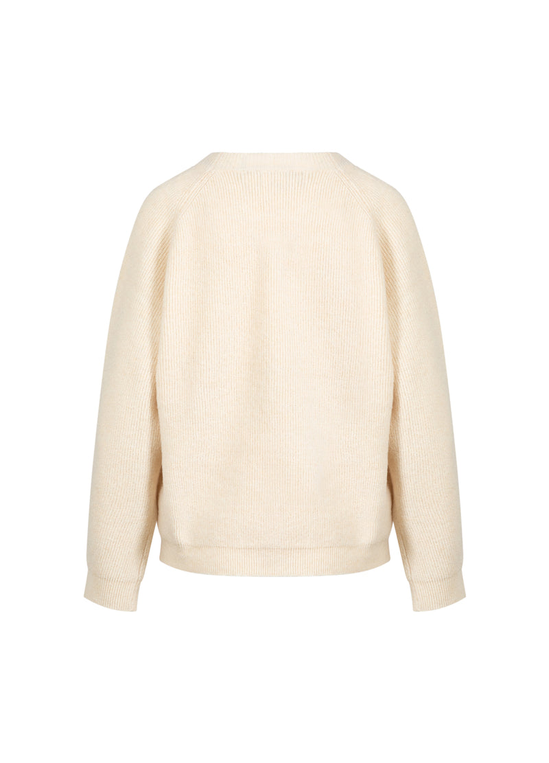 CC Heart CC HEART EMMA O-NECK SWEATER Knitwear Creme - 241