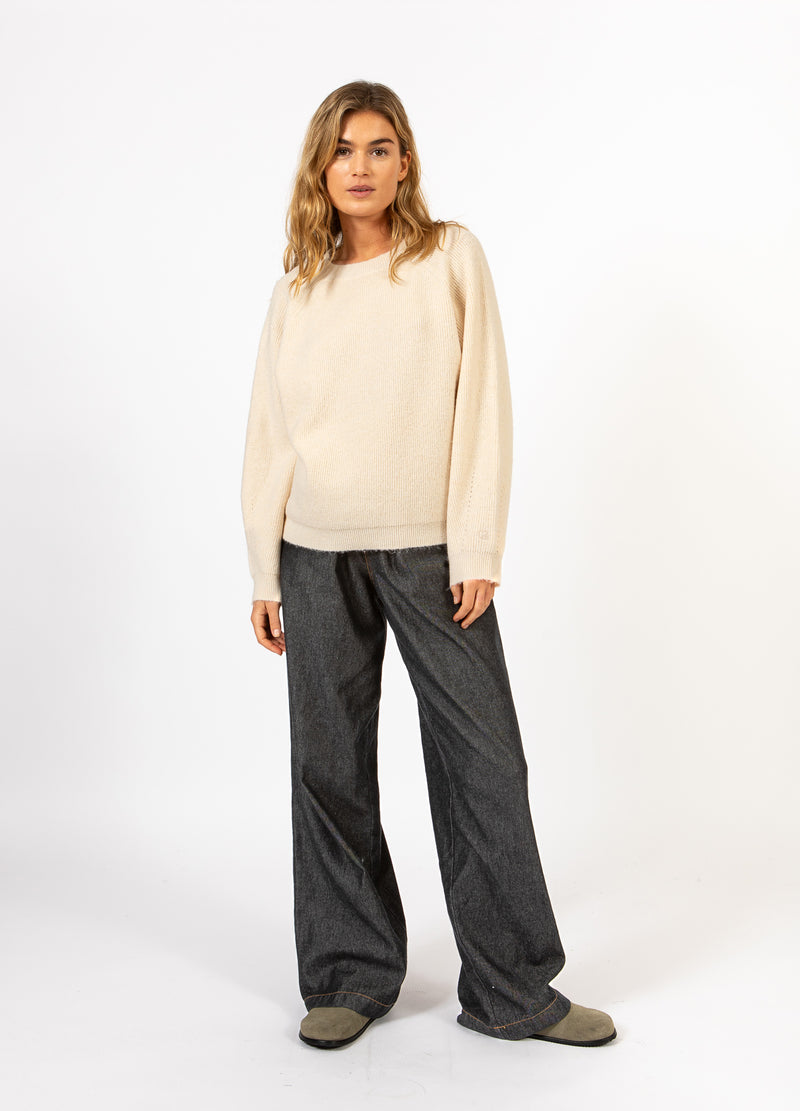 CC Heart CC HEART EMMA O-NECK SWEATER Knitwear Creme - 241