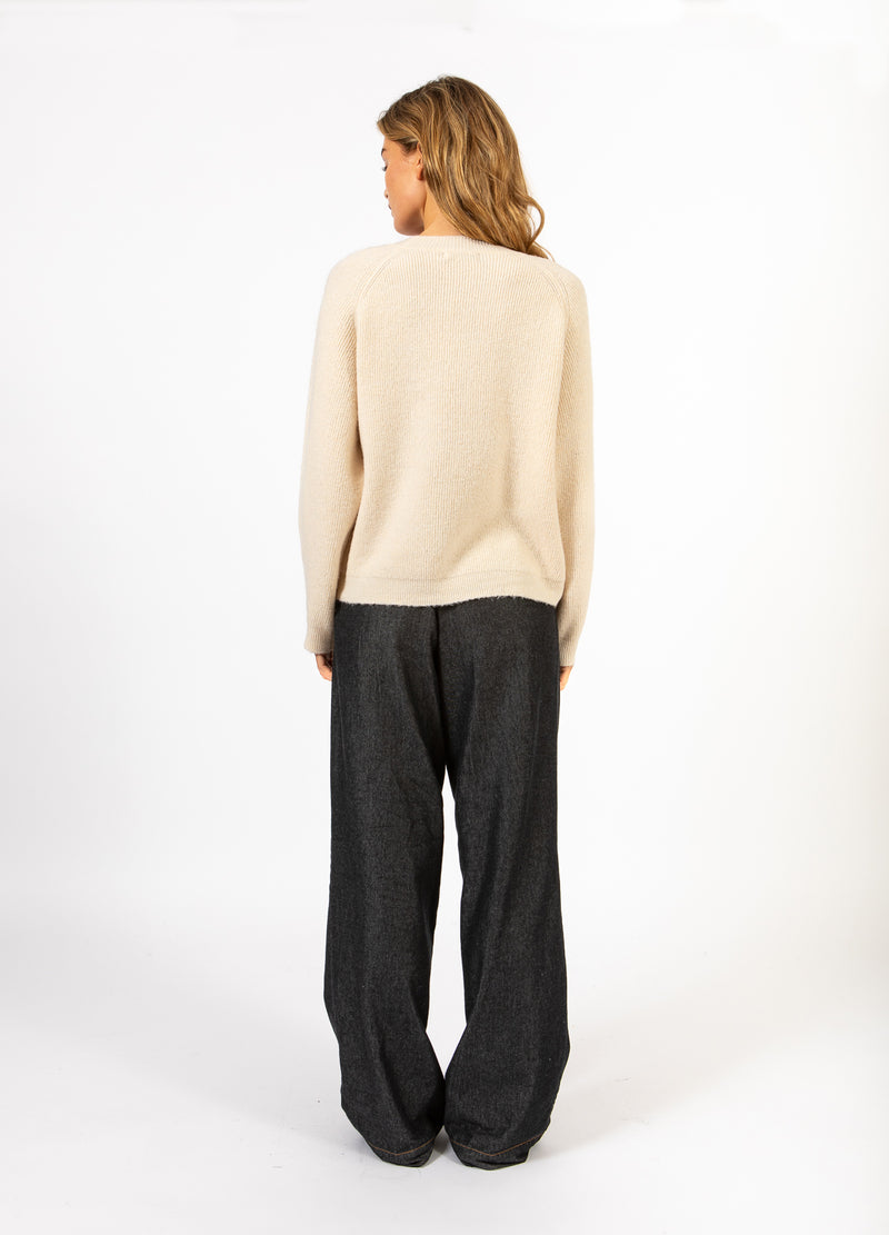CC Heart CC HEART EMMA O-NECK SWEATER Knitwear Creme - 241