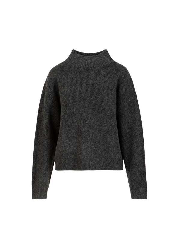CC Heart CC HEART EMMA TURTLENECK KNIT Knitwear Dark grey melange - 172