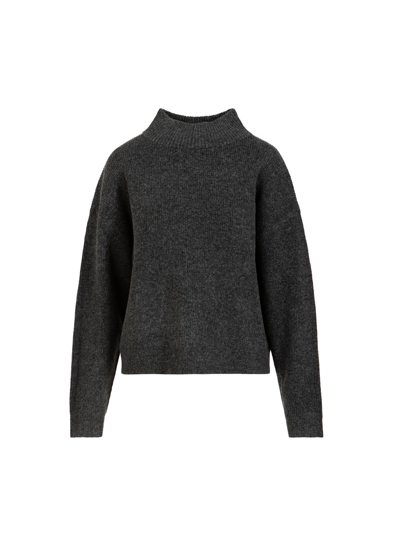 CC Heart CC HEART EMMA TURTLENECK KNIT Knitwear Dark grey melange - 172