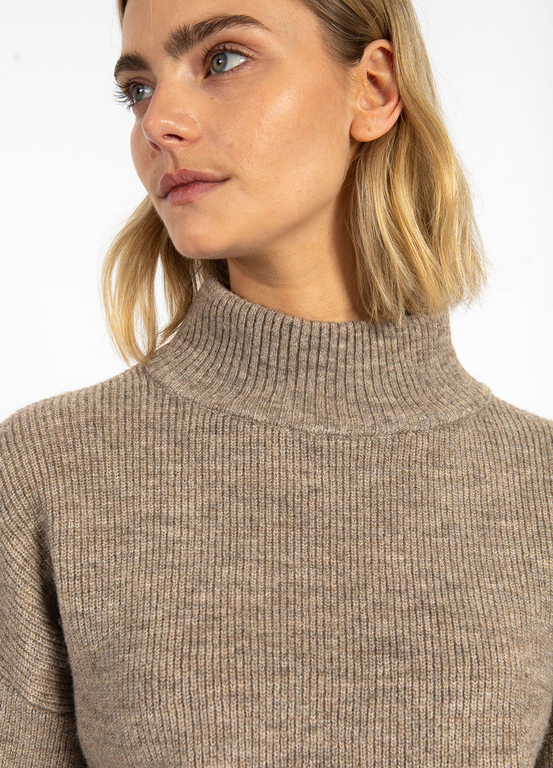 CC Heart CC HEART EMMA TURTLENECK KNIT Knitwear Golden brown melange - 793