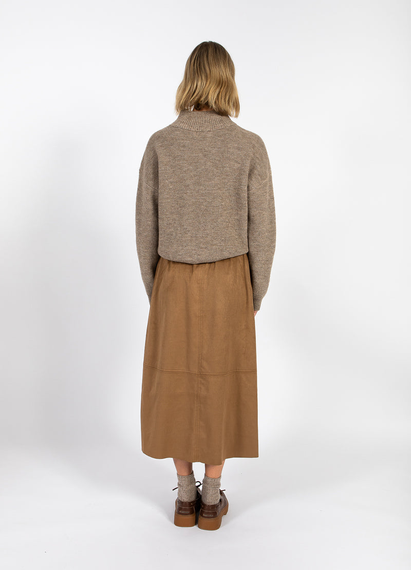 CC Heart CC HEART EMMA TURTLENECK KNIT Knitwear Golden brown melange - 793