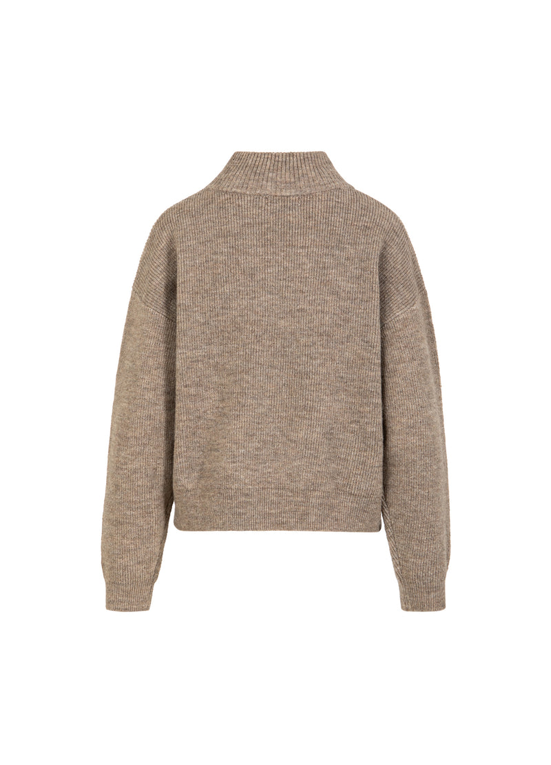 CC Heart CC HEART EMMA TURTLENECK KNIT Knitwear Golden brown melange - 793